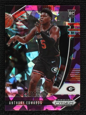 2020 Panini Prizm Draft Picks Purple Ice /149 Anthony Edwards #41 Rookie RC sd0