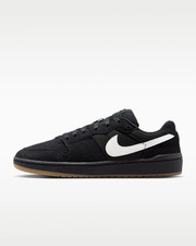 Nike IB0108-001 Black Suede White Swoosh Gum ...