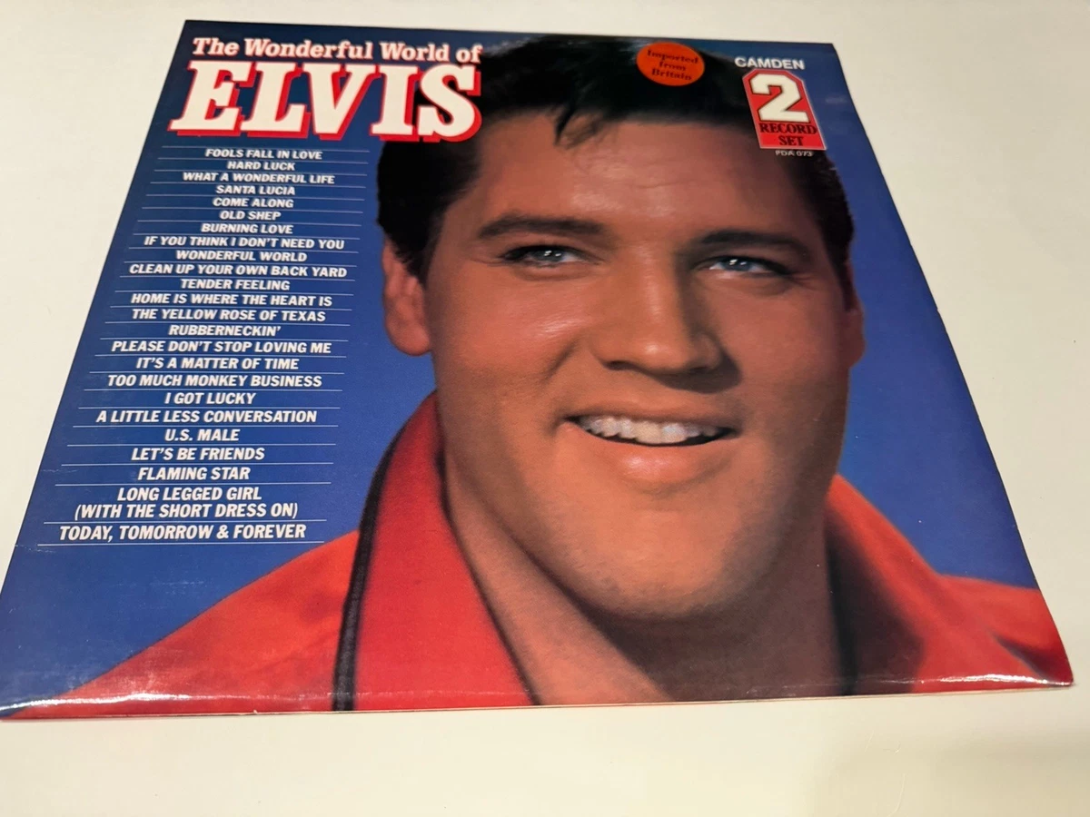 Elvis Presley - The Wonderful World Of (1981) 2-LP Vinyl • IMPORT • Best of nm