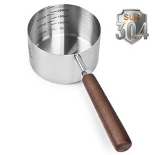 Dog-Cat Food-Scoop Measuring-Cup - 304 stainless steel material.1-Cup capacit...