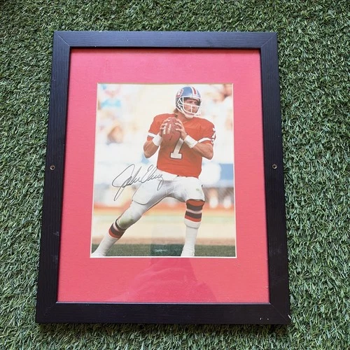 John Elway Autographed Denver With COA