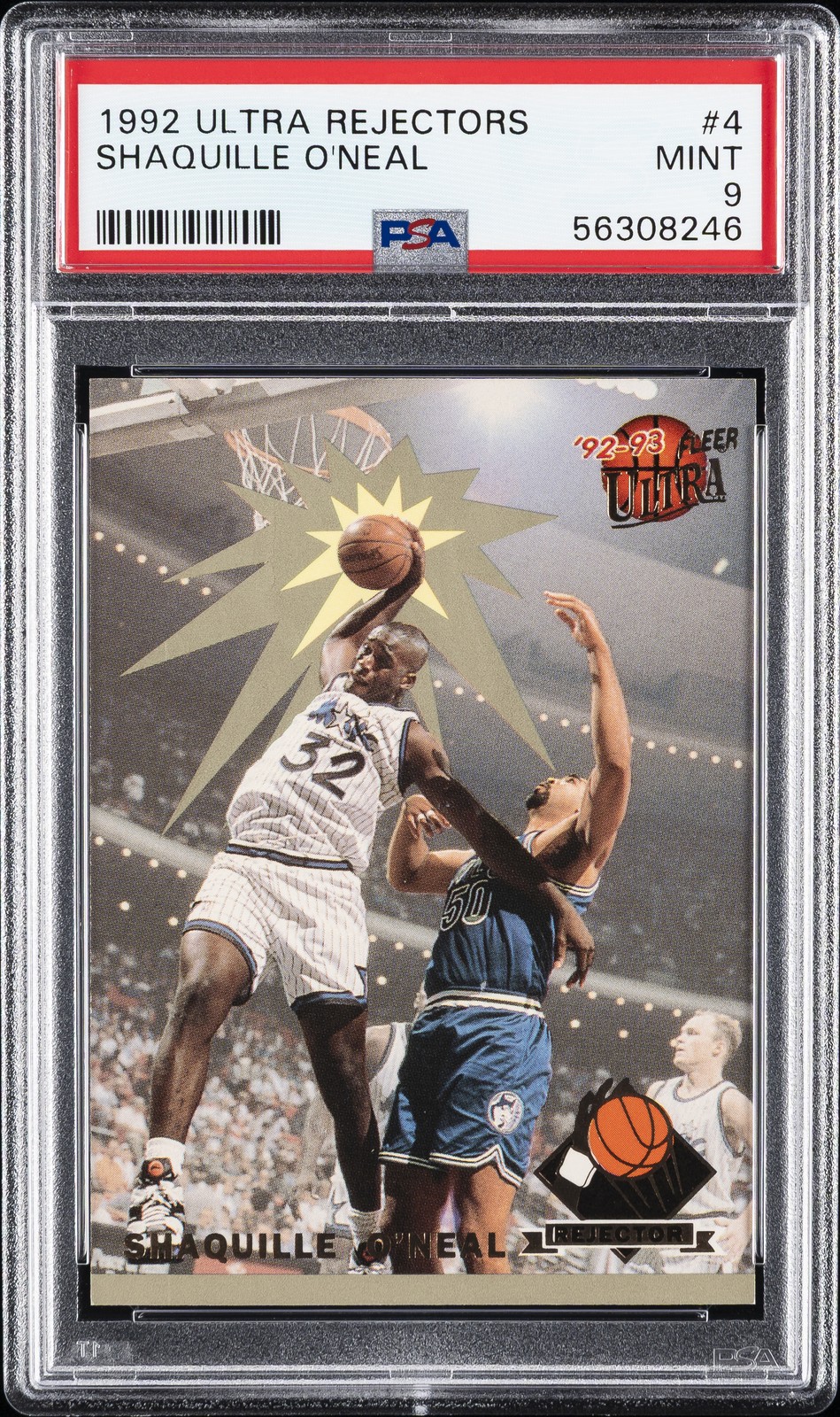 1992 ULTRA REJECTORS #4 SHAQUILLE O'NEAL PSA 9