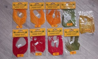 Lot ZZ9. Fly Tying Materials. Mixed Lot Of Lureflash Ostrich Feathers.