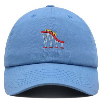JPAK Roller Coaster Premium Dad Hat Soft Cotton Breathable Gift Trendy