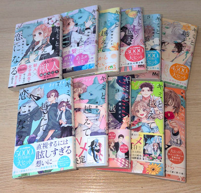 Kimi to Koete Koi ni Naru Japanese Ver Comics Manga Set Vol.1-11 Chihiro Yuzuki
