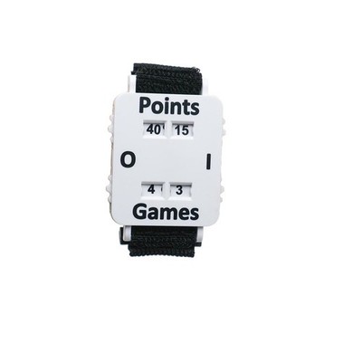 Compact Lightweight Adjustable Portable Wrist Score Counter for Cricket & Tennis