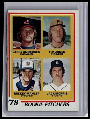 1978 Topps #703 1978 Rookie Pitchers (Andersen/Jones/Mahler / Jack Morris)