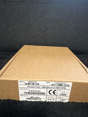 Processor Card-3300 MXe III 1G RAM CNTRL - 50006730 - SEALED
