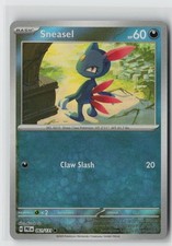 Sneasel (Master Ball Pattern) Holo Common SV: Prismatic Evolutions 061/131 NM