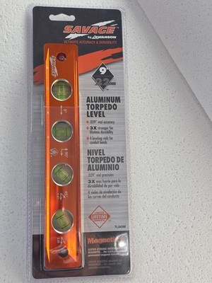 Swanson 9-Inch Savage Magnetic Level - Durable Aluminum with Precision Vials