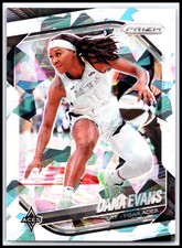 2025 Panini Prizm WNBA #33 Dana Evans Ice Prizms