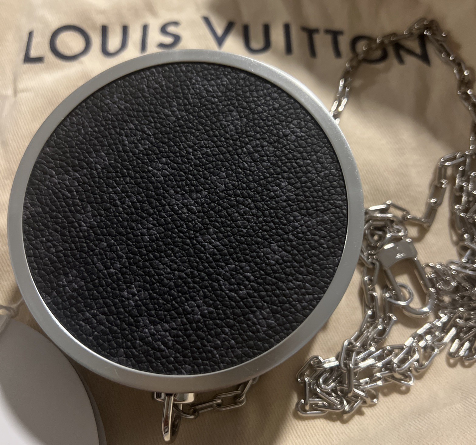 Louis Vuitton Monogram Eclipse Wheel Box Pouch Bl… - image 3