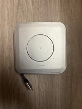 J5create JCD3199 USB-C Dock Dual 4K HDMI 140W PD Wireless Charge Gigabit