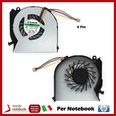 Ventola CPU Originale Per HP – SPS 753894-001 – Cooling Fan Per Laptop Argento