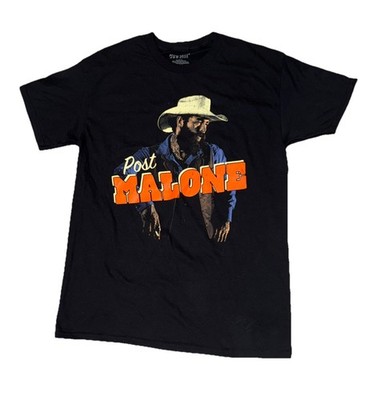 Post Malone Cowboy Shirt! Posty Co. Small S Black T Medium