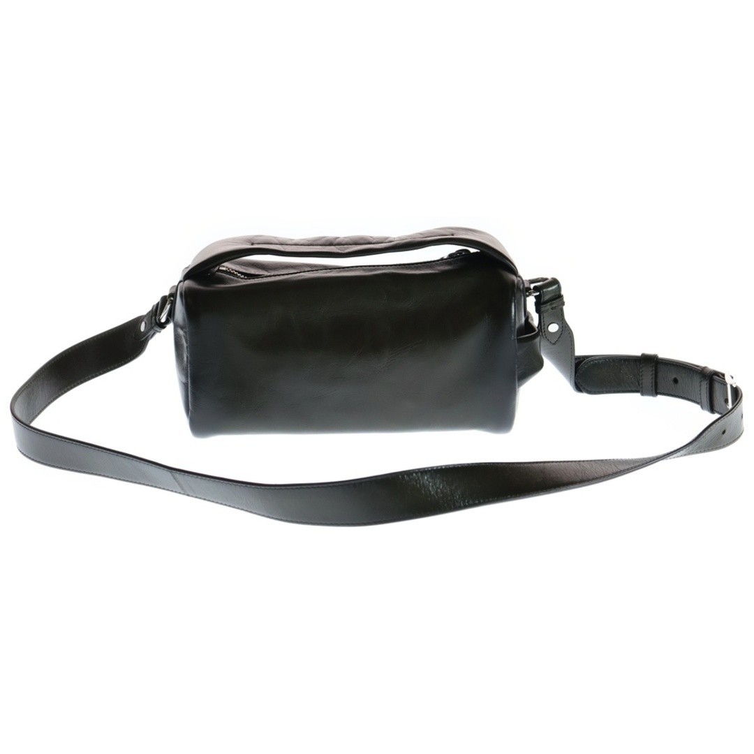 PRADA Nappa Leather 2-way Bag Shoulder Handbag Khaki Green 2VH188 Silver Used 5d thumbnail 2