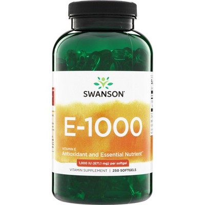 Swanson Vitamin E - Natural 1,000 Iu 250 Softgels