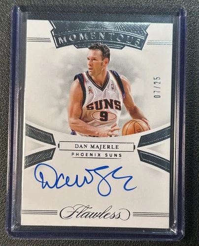 DAN MAJERLE 2019-20 PANINI FLAWLESS #MA-DMJ MOMENTOUS AUTO 7/25 SUNS