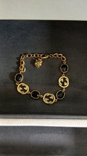 Gucci Double G Black Stone Adjustable Bracelet – Costume Jewellery