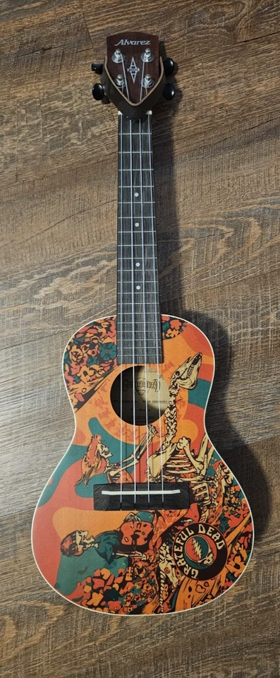 Alvarez GDU26C Grateful Dead Limited Edition Idaho Ukulele - Image 2 of 4