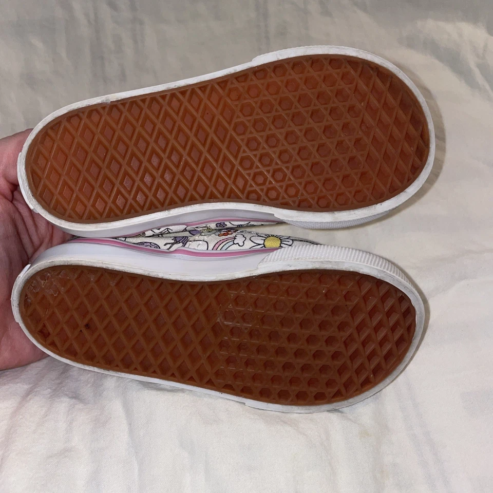 Zapatos sin cordones VANS Fairy Tale Unicorn talla 7 para niños pequeños. Buen estado Foto 4 de 4