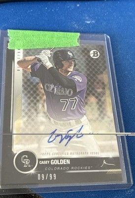 2019 Topps Direct 360 Gary Vee Bowman by Gary Vee Casey Golden #5-B Black 09/99