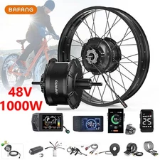 BAFANG 48V1000W Rear Wheel Hub Motor EBike Conversion Kit for 26" Fat Tire Bikes