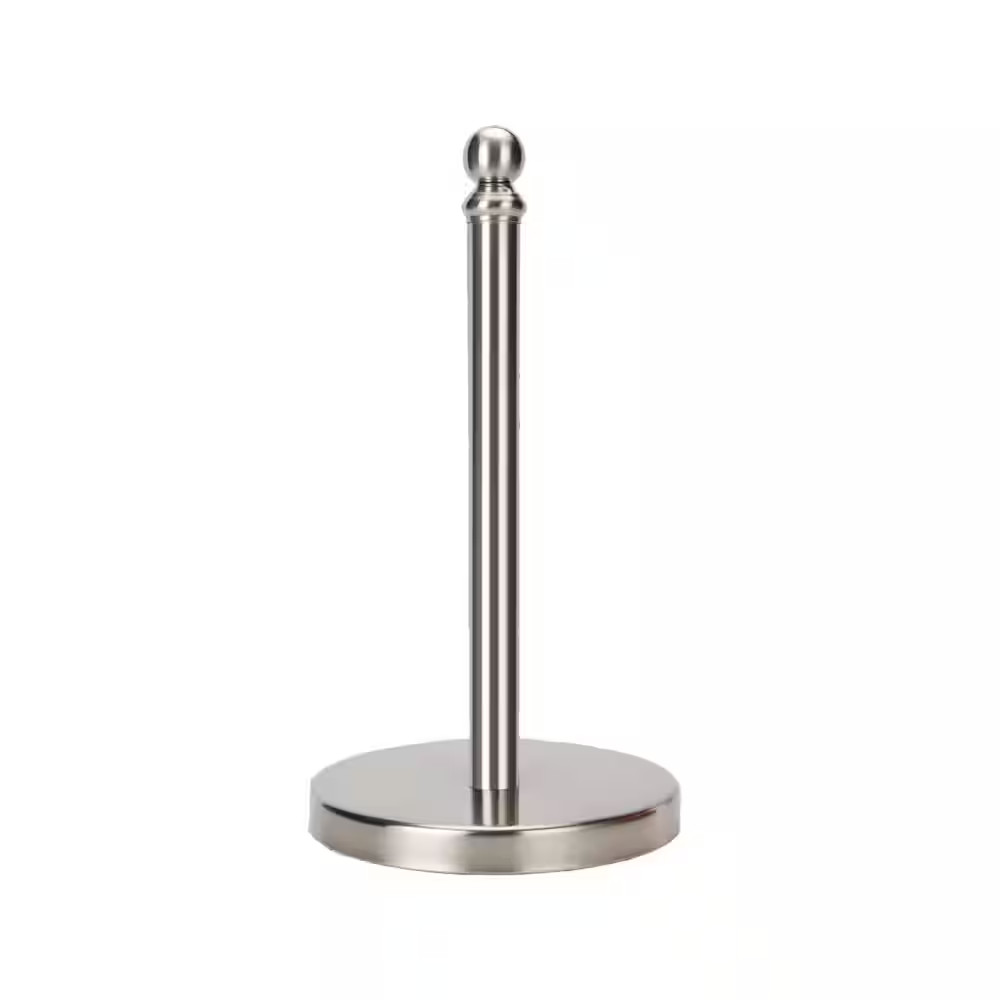 Standing Paper Towel Roll Holder With Weighted B