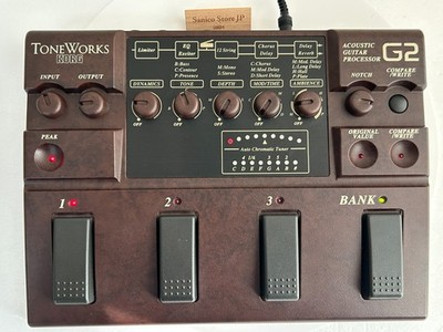KORG ToneWorks G2 Acoustic Guitar Processor Effect Pedal Used