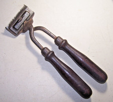 Antyczne powłoki Mfg.Co. Maszynki do strzyżenia koni jeździeckich Pat.Apr. 1885.No.19