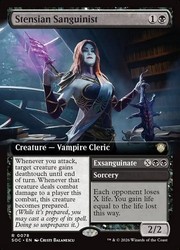 Stensian Sanguinist Extended Art 78 Commander: Secrets of Strixhaven