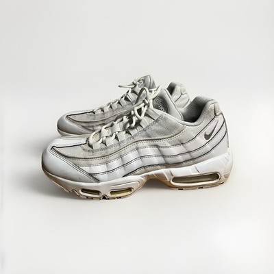 Nike Air Max 95 All White Essential Shoes Size 11.5 Running Gym Retro