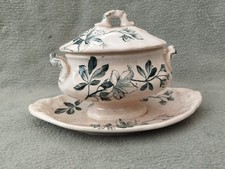 ANCIEN MOUTARDIER à COUVERCLE CREIL ET MONTEREAU SERVICE CARTELS XIXe