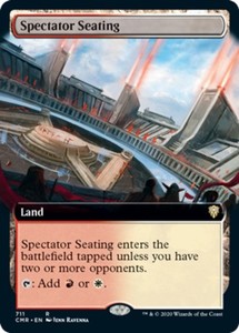 Spectator Seating - Foil - Extended Art - Commander Legends