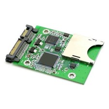 Carte mémoire Secure Digital MMC vers adaptateur de conversion SATA 7+15P