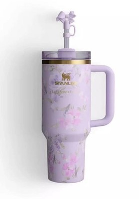 Stanley Love Shack Fancy Quencher - Happy Thoughts - 40oz. Purple.  Authentic