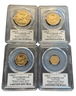 US 1988 W Full 1.85 oz Gold 4 Coin Eagle Proof Set PCGS PR69DCAM Reagan Legacy