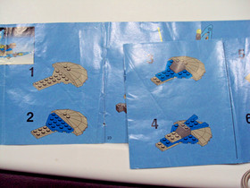 LEGO Space, Insectoids (6905) Bi-Wing Blaster + manual, No box. Free S/H