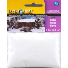 Woodland Scenics Scene-A-Rama Scenery Bags Snow 2oz WOOSP4187 Science Kits