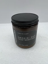 Organic Fatworks Grass-Fed Beef Tallow,  Non-Gmo Pasture-Raised 9oz. Candle