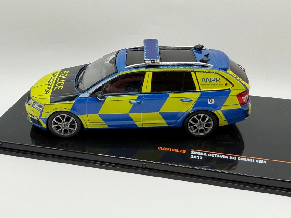 Skoda Octavia Northamptonshire Police ANPR Interceptor 1/43 code 3 Britem decals - Image 2 of 4