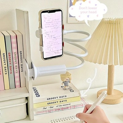 Drehbarer Tablet-Telefonhalter Spiralbasis Nachttisch Halter Desktop