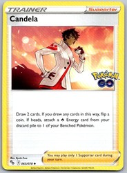 Candela 065/078 Pokemon GO Uncommon Trainer Supporter