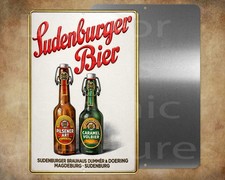 Sudenburger Bier beer old ad style 8 x 12" metal sign - Made in USA