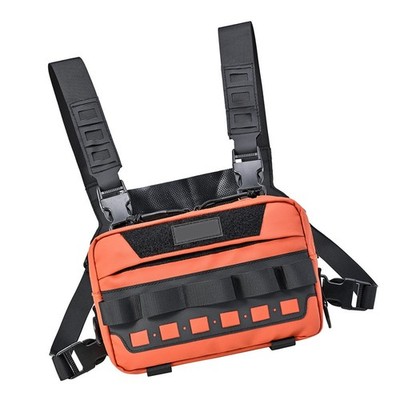 Angeln Chest Rig Bag mit Multi Pocket Design und Molle Gurtband für den Einsatz