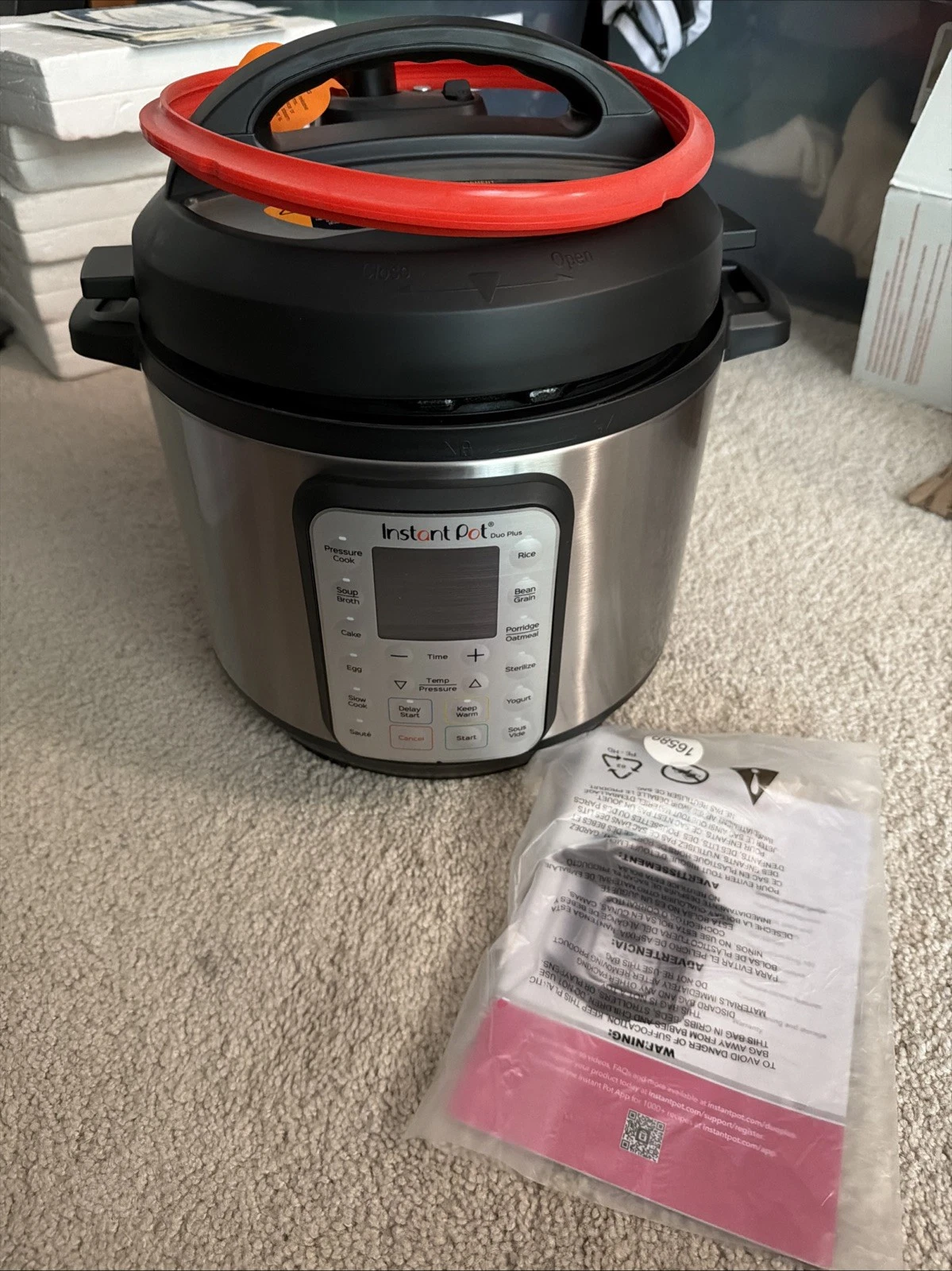 Instant Pot DUO Plus 9-in-1 Electric Pressure Cooker Stainless Steel 6 qts New
Opens in a new window