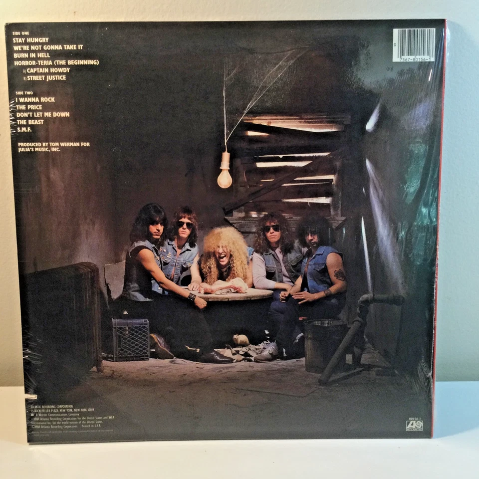Twisted Sister Stay Hungry 1984 Lp Vinyl Atlantic SEALED VTG - Image 2 of 4