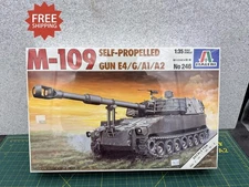 Italeri 246 M-109 Self-Propelled Gun E4/G/A1/A2 1:35 Scale Model Kit New Sealed