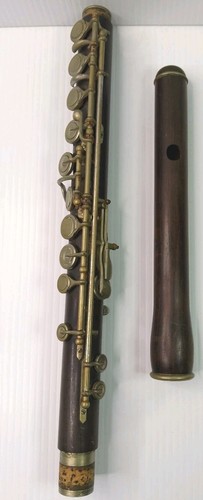 Antique Wood Flute / Piccolo ? INCOMPLETE CONDITION