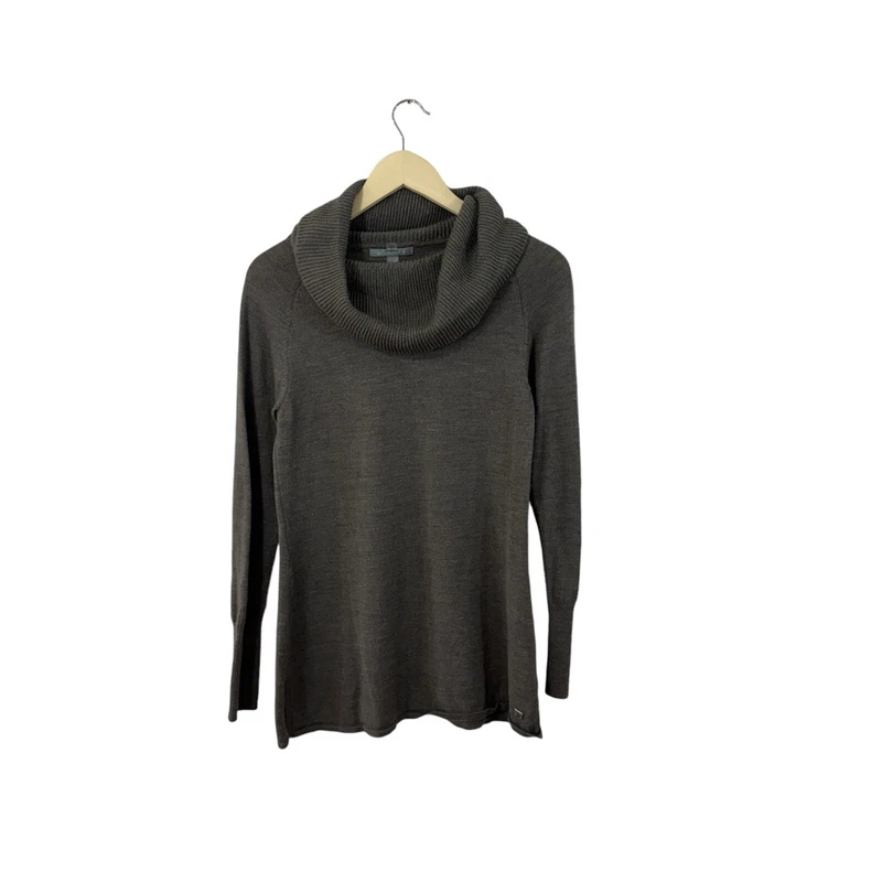 smartwool merino wool blend mock neck pullover sweater